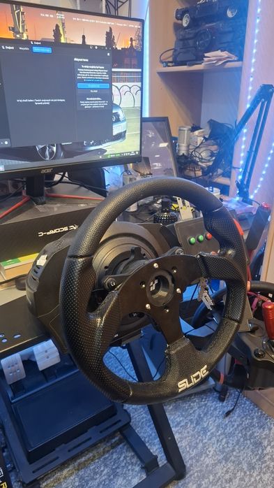 Thrustmaster T300 + biegi g29 z adapterem