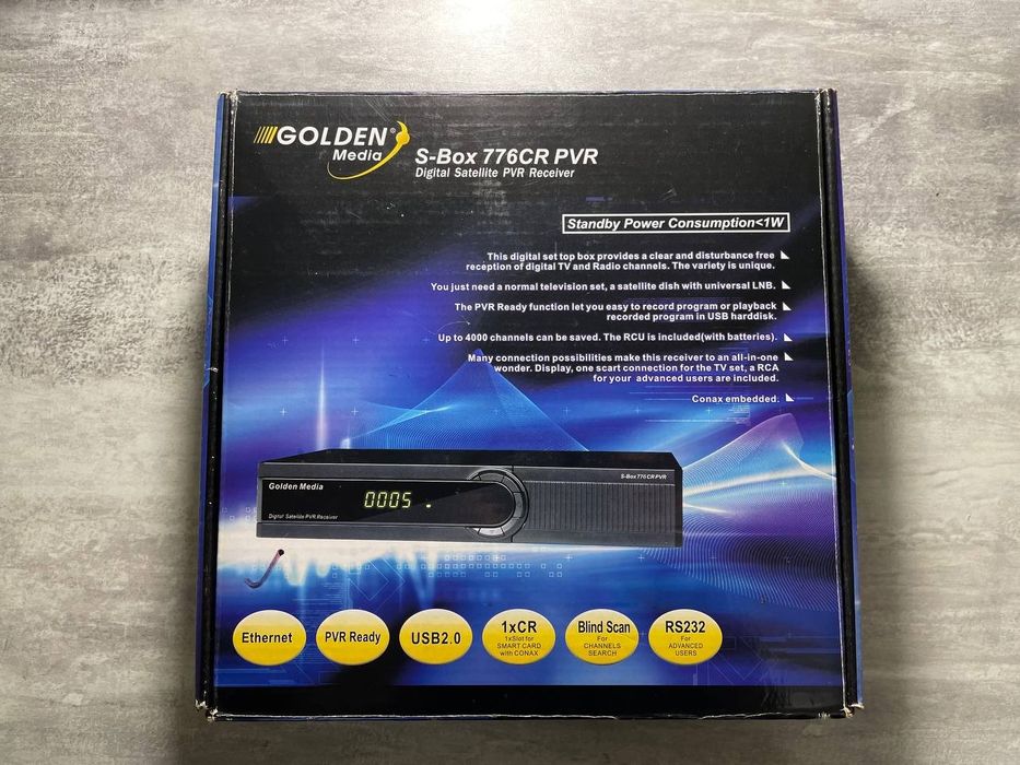 Тюнер Golden Media S-Box 776CR PVR