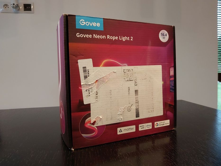 Taśma Led Gradient Govee Neon Rope Light 2 5 Metrów Jak Philips Hue