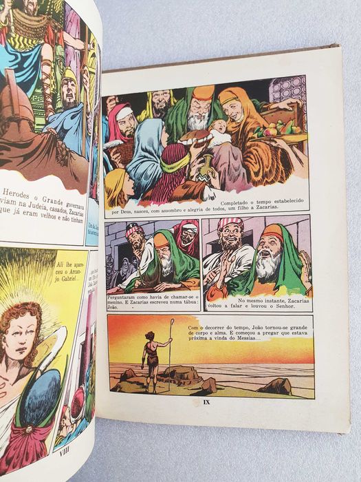 Antigo Álbum de BD ~ "VIDA de JESUS" ~ Cavaleiro Andante ~ Natal 1955