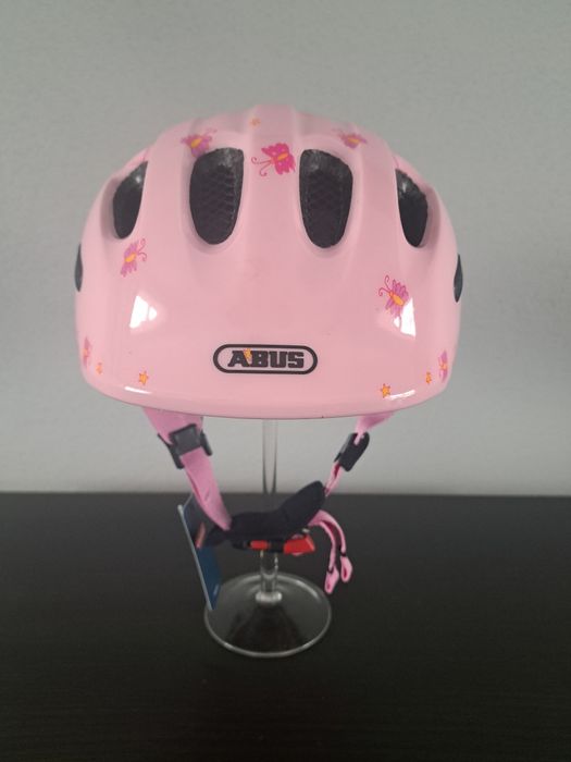 Kask rowerowy dziecięcy Abus Smiley 2.0 Rose Princess r. S 45-50 cm