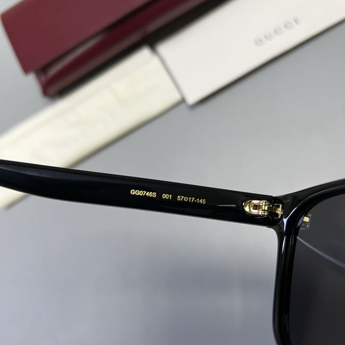 Gucci GG0746S Black оригинал очки солнцезащитные новые мужские окуляри (NEW) гуччи