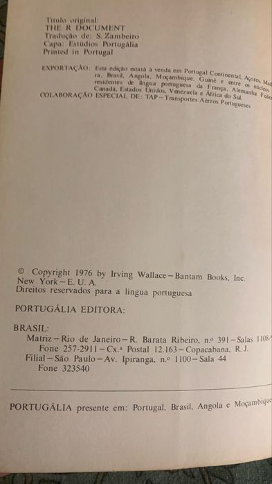 O Documento R - Irving Wallace