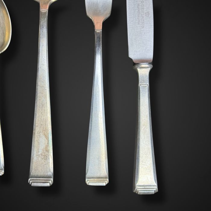 Bracia HENNEBERG zestaw sztućców dla 6os. Styl art deco B51/01056