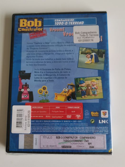 DVD Bob o construtor.