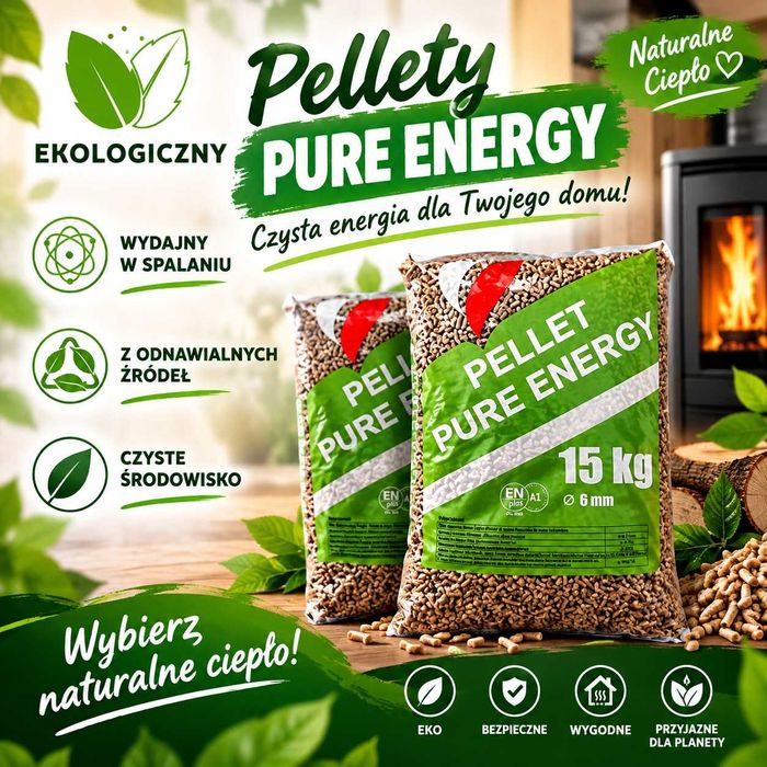 Pellet Rurex z certyfikatem EN plus A1 6mm *POLSKI PRODUCENT*