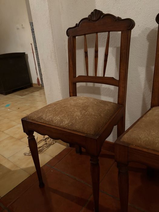 Par de Cadeiras de Quarto Alcochoadas