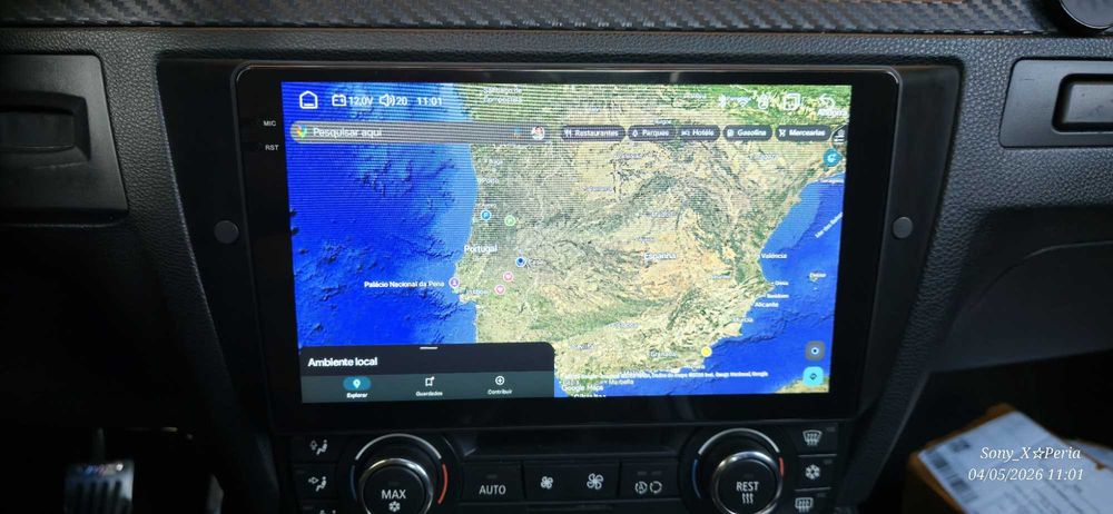 Autorrádio Android 9 Polegadas - 8Gb Memoria Ram 128Gb. Armazenamento   (Novo)