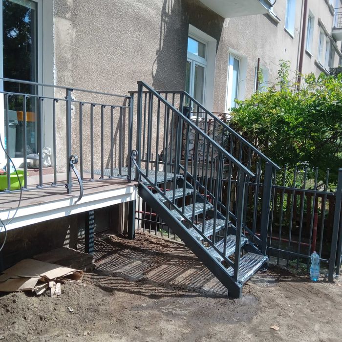 Schody Balustrady metalowe
