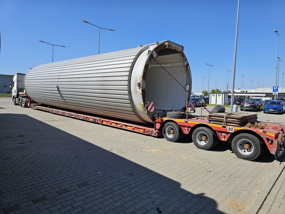 Usługi transportowe  krajowe/UE niskopodwoziowy kombajny maszyny domy