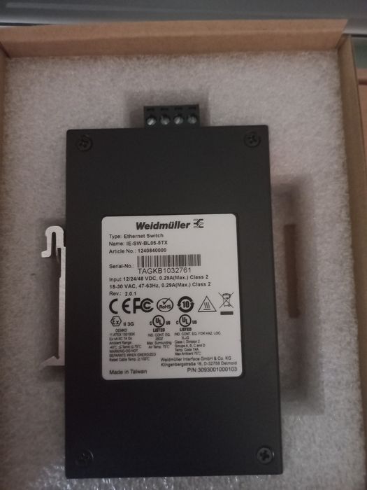 Weidmüller Industrial Ethernet Switch64564212231553121