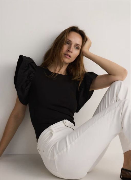 Боді з ефектними рукавами reserved