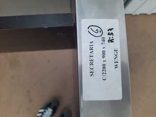 Secretária Altamira em madeira Wengué