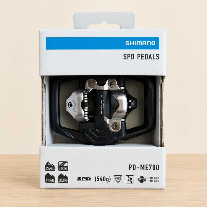 Pedais Shimano PD-ME700 SPD Preto 1 Par