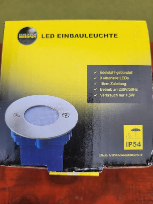 Halogeny 10 szt  zewnętrzne ip 54 oświetle led kostka taras podbitka i