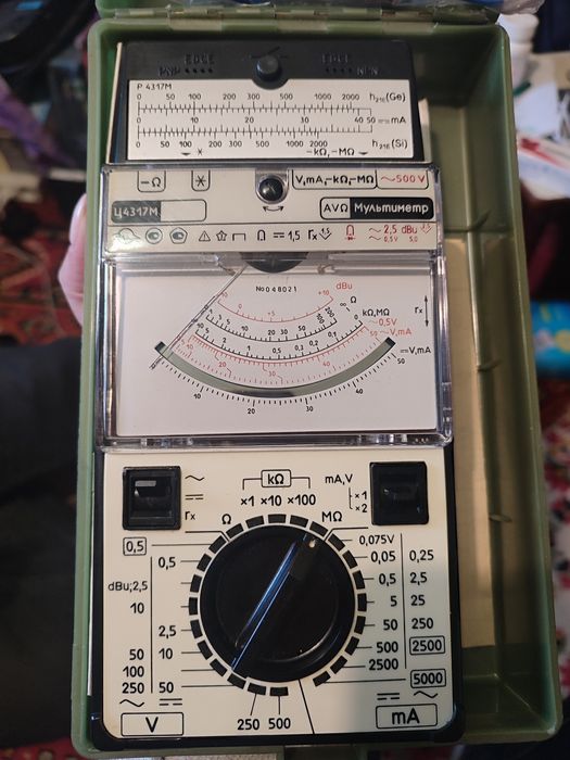 Тестер Ц4317М, мультиметр СССР