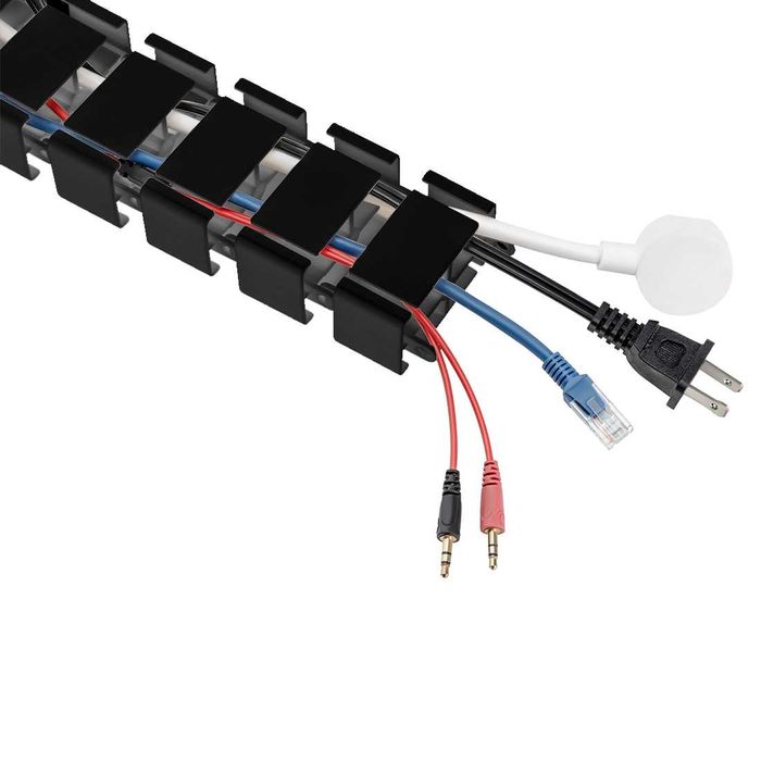 Modułowy organizer do kabli komputerowych "kręgosłup" 120 cm