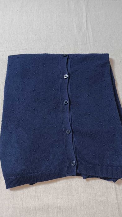 Casaco azul escuro da Mango