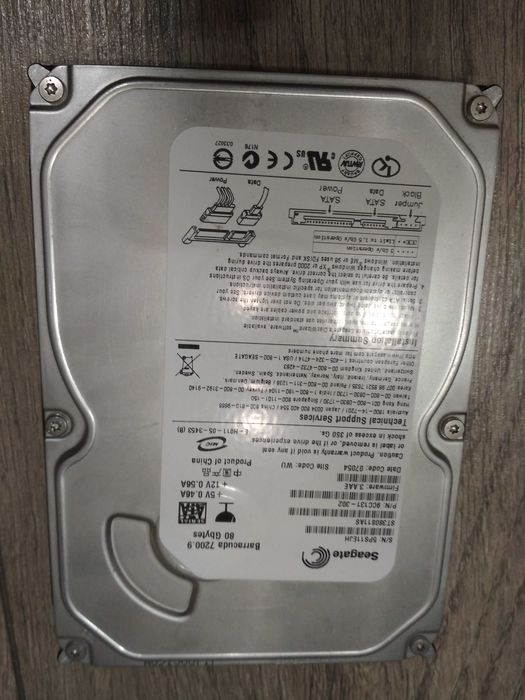Жорсткий диск Seagate Barracuda 7200 80 Gb
