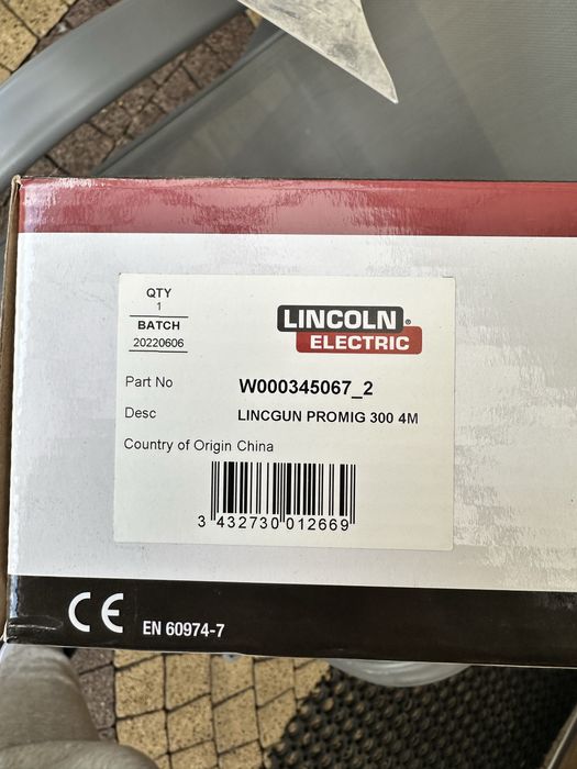 Uchwyt spawalniczy do migomatu Lincgun Promig 300 4M