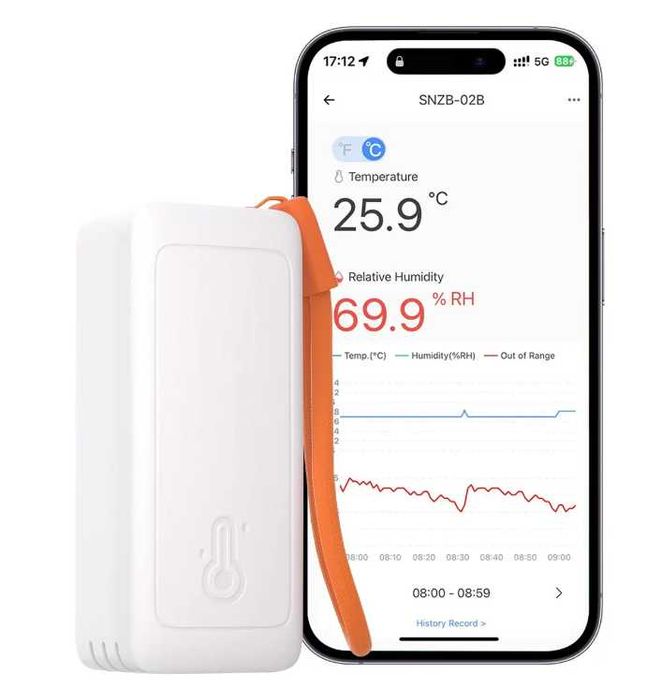 SONOFF AirGuard TH Lite  датчик температуры и влажности для умного дома