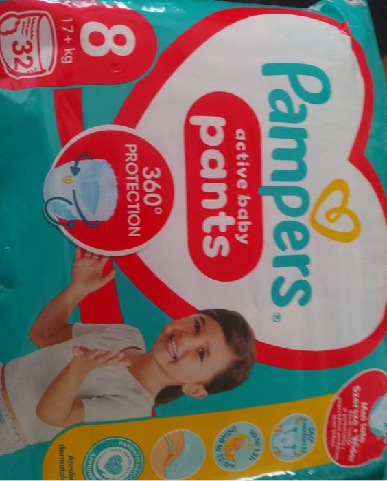 Pieluchy Pampers rozmiar 8