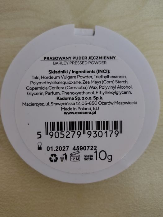 puder prasowany Ecocera