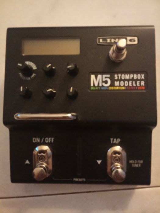 Pedal Line6 M5 (com modificação e power supply)