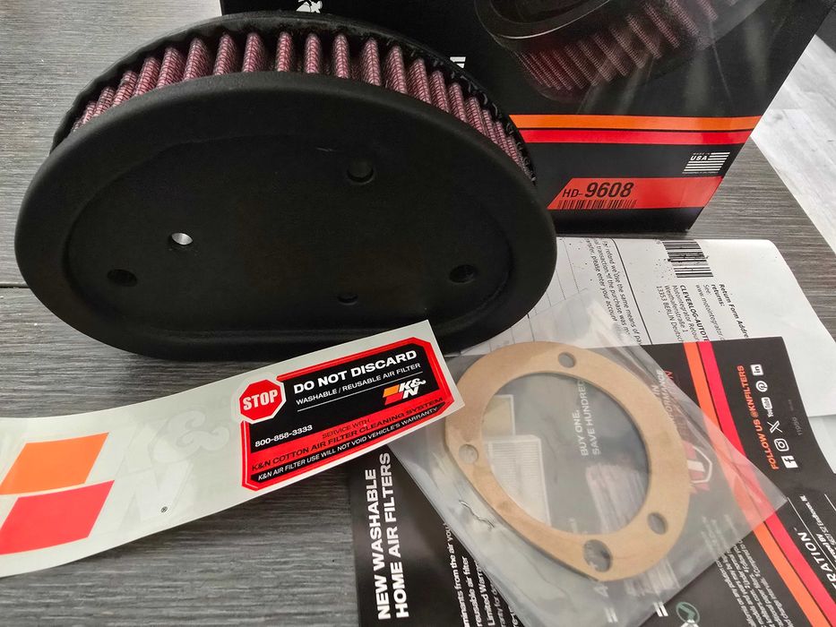 Filtro Ar Harley K&N  HD-9608