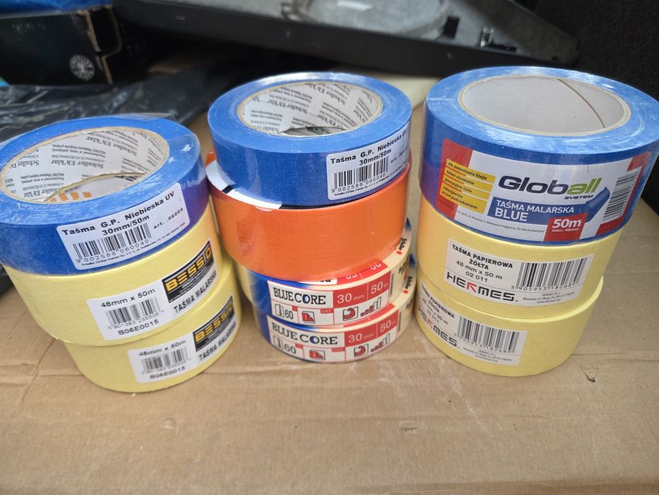 Taśma malarska blue różna