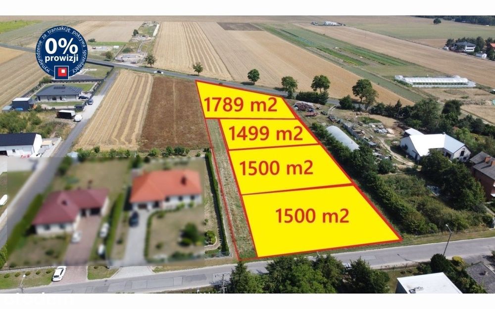 Warunki zabudowy. 1500 m2.