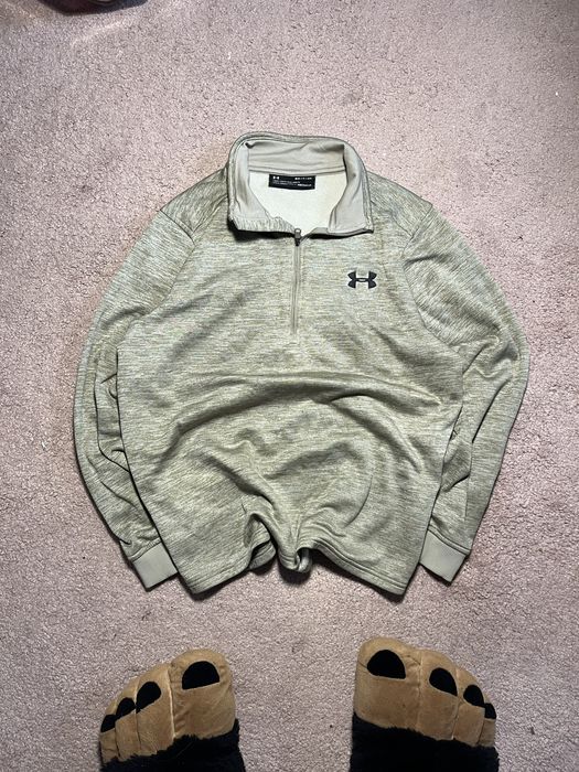 Bluza rozpinana 1/4 quater zip pół zamek Under Armour coldgear sportowa gymwear