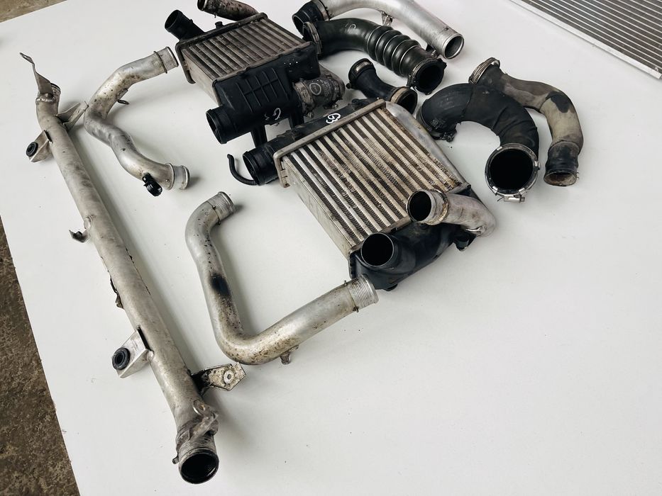 Радіатор Інтеркулер Audi A6 C6 2.7 3.0 Патрубок Шланг Интеркулер