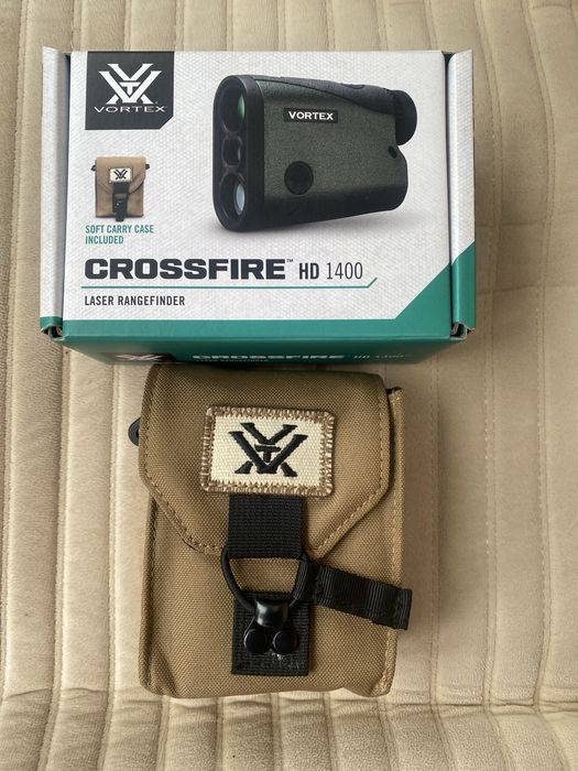 Далекомір Vortex Crossfire HD 1400 Laser у повному комплекті, стан нового