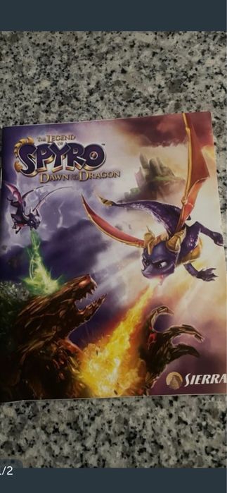 Manual jogo Ps3 Spyro The Legend Dawn of the Dragon