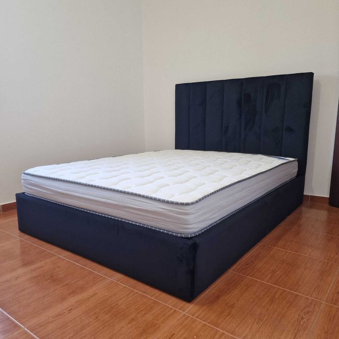 Camas De Casal Estofadas ALTA GAMA - MODELO GOMOS - Top de Gama 190x140m Estrado Incluído!!