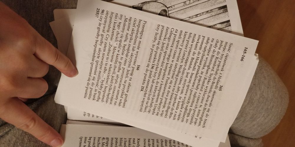 "Pajęcza sieć" interaktywna książka, w której czytelnik decyduje