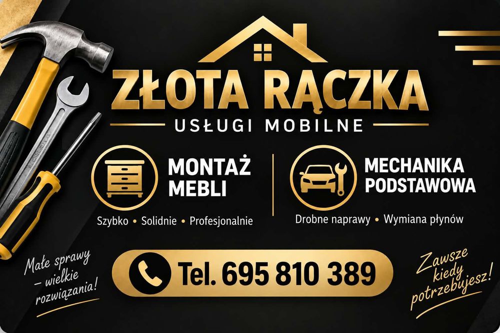 Złota rączka -mobilne usługi -Mechanika podstawowa