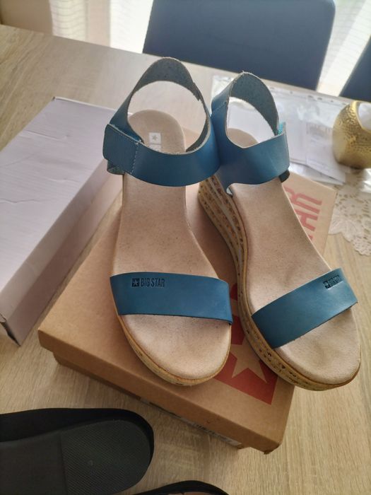 Nowe buty r.38 za 10 zł+sandały big Star
