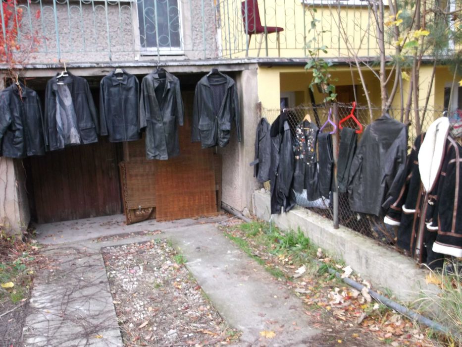 kurtki skurzane męskie lata 80/90 prl