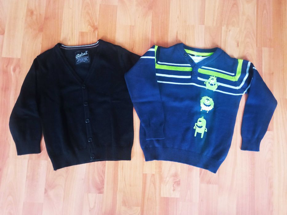 Elegancki zestaw marynarka koszula spodnie 10 sztuk r. 110 + gratis