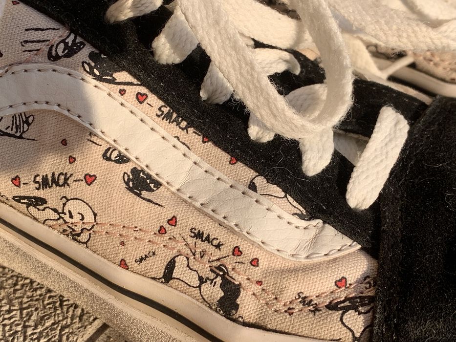 Кросівки Vans. Лімітована серія Vans Old Skool Peanuts Snoopy SM Pink