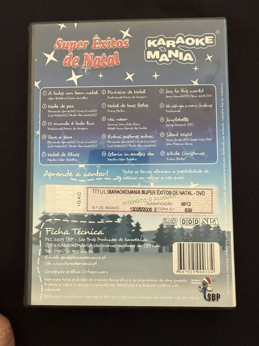Dvds de karaoke originais
