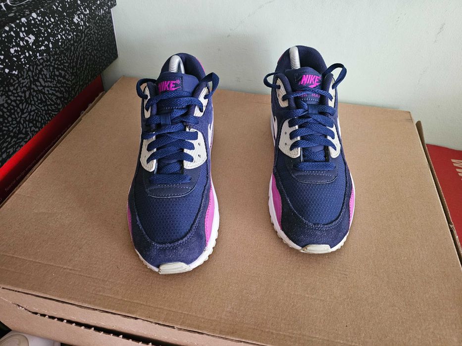 Buty Nike Air Max 90 Mesh 38.5(24cm) Midnight Navy