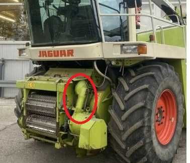 Przekładnia napędu walców wciągających Claas Jaguar seria 491 model 860