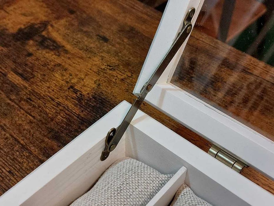 SKRZYNECZKA KASETKA PUDEŁKO box na 12 zegarków drewno robiona ręcznie