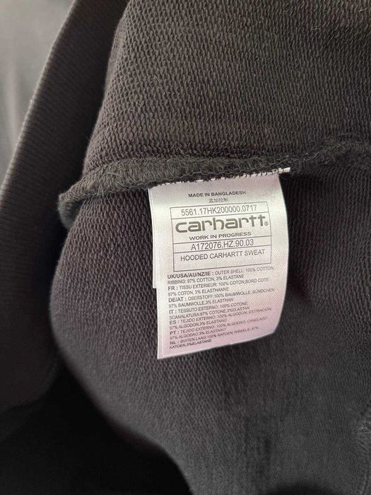 Bluza z kapturem Carhartt, czarna