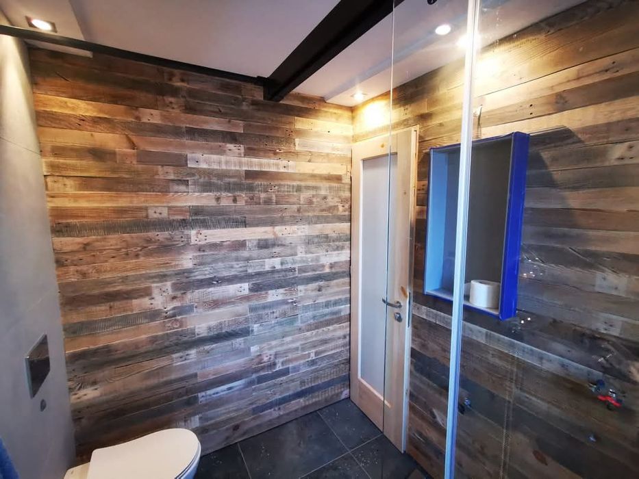 Deski dekoracyjne z recyklingu palet drewnianych