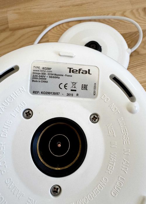 TEFAL Express Biały czajnik elektryczny moc 2400 W pojemność 1,5 L