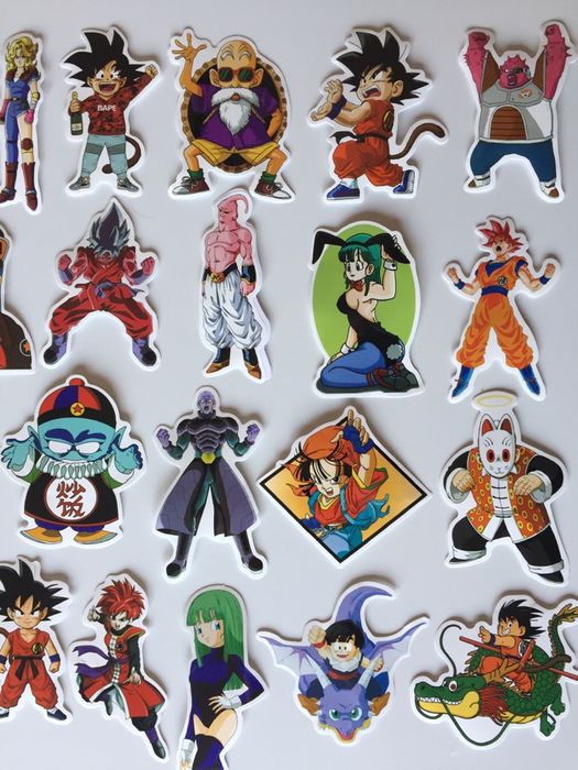 Autocolantes Dragon Ball Z, GT e Super